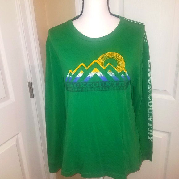 PRICE⬇️VINTAGE FIT. DISTRESSED PRINT. OLD NAVY LONGSLEEVED SHIRT. MEN'S L. - Picture 1 of 5